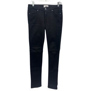Paige Skyline Skinny Black Jeans Women's Size 27 Cotton Stretch